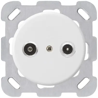 Presa d'antenna INC basico TV-R mont.B 19dB 2GHz bianco 
