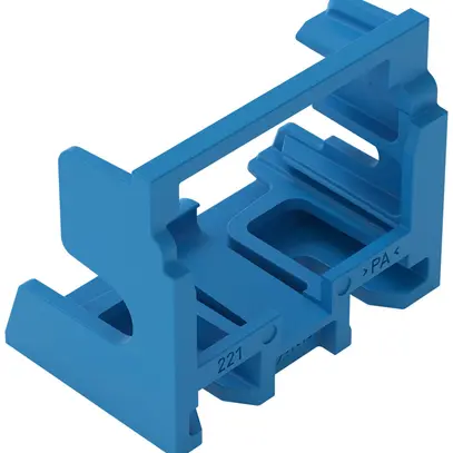 Adaptateur de fixation WAGO s.décharge de traction p.10×4mm² latérale bl 