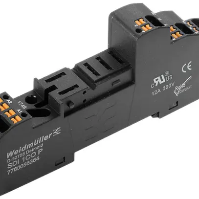 Base per relè Weidmüller D-SERIES SDI 1CO P 1C 12A PUSH IN 