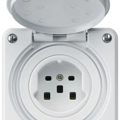 Prise ENC robusto type 25 blanc 