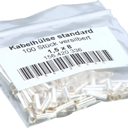 Embout d.câble Standard 1,5mm²/8mm ltn-Ag 