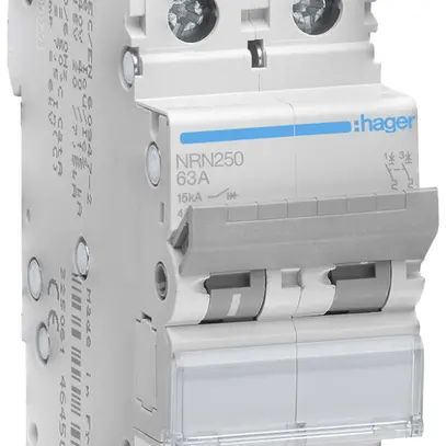 Disgiuntore Hager MCB 2P 415V tipo C 50A 2UM 