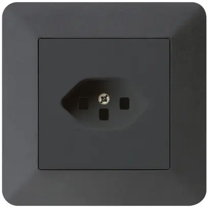 Prise ENC kallysto.trend T23 noir avec bornes enfichables 