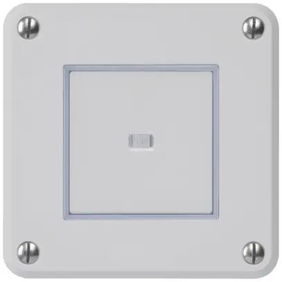 Contact à poussoir ENC robusto IP55 2P gris lumineux 