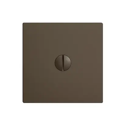 Plaque frontale EDIZIOdue coffee 60×60mm pour boîte de dérivation 1700 