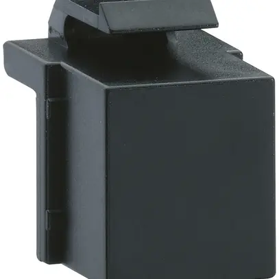 Plaque de fermeture Hager HMS, pour Keystone noir 