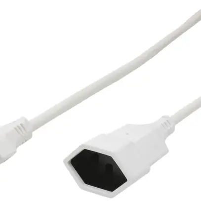 Rallonge Td T23/T23 5m 3×1.5mm² blanc 