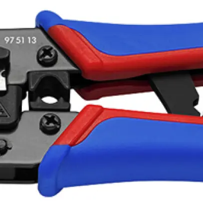 Pinza di serraggio KNIPEX per connettori modulari tipo Western RJ45 191×70×20mm 