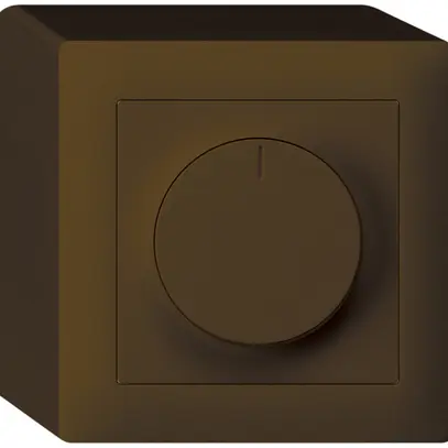 Variateur universel AP kallysto coupure de phase ascendante avec LED brun 