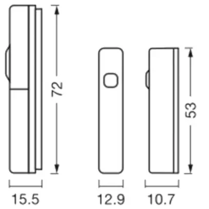 Capteur de contact LEDVANCE SMART+WIFI apparent Accu 5V IP20 blanc 