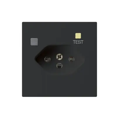 Prise kallysto A T13 FI 30mA noir 