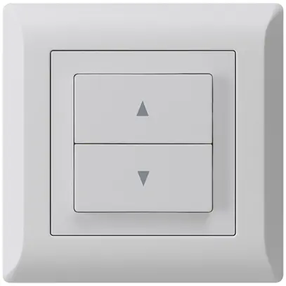 Interruttore per tapparelle INC kallysto.line 2 tasti di comando grigio chiaro 