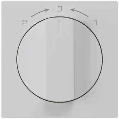 Frontset für Schwenktaster hellgrau 60×60mm kallysto 1->0<-2 