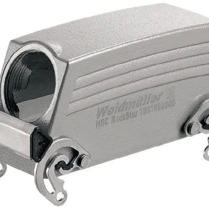 Boîtier pour fiche Weidmüller HDC 24B étrier tran.partie sup.grd.8 1×M25 latéral 
