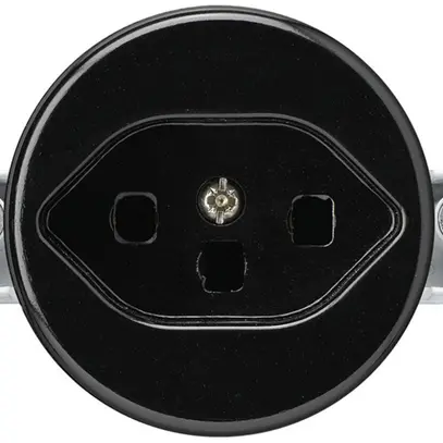 Inserto per presa tipo 23 INC basico A nero 