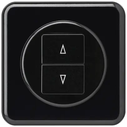 Kit front. INC basico nero 86×86mm per interr. per tapp.doppio 