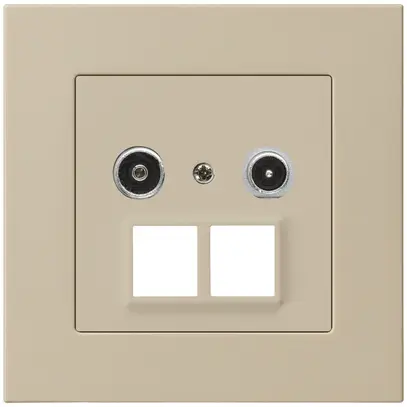 Prise multimédia ENC kallysto.pro R/TV 19dB 2GHz beige 