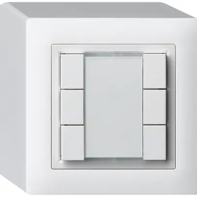 Poussoir universel AP 6×kallysto avec LED blanc 