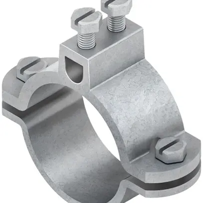 Collier de mise à terre 1 1/2" 50mm² pour tube 48mm 