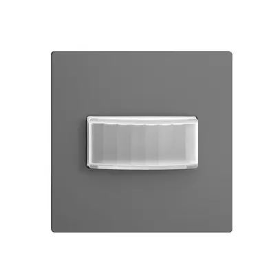 Détecteur de mouvement EDIZIOdue F pirios 180 R eco 1 canal, gris foncé 