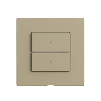 Interruttore tapparelle 1K/2T Edue Wiser sand 