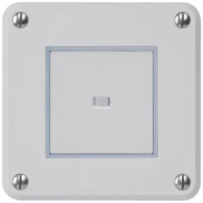 Interruttore INC robusto IP55 schema 6 illuminato grigio 