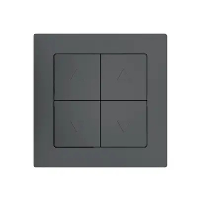 Pulsante per tapparella INC SIDUS E antracite 2 canali 