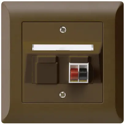 Presa INC audio kallysto.line 1×marrone morsetto per 1 altoparlante 