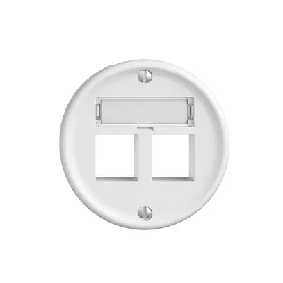 Kit de montage Sdue, sortie droite pour 2×Keystone blanc 