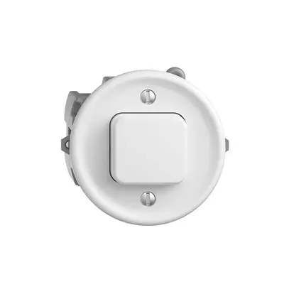 Drucktaster STANDARDdue AR 1L weiss 