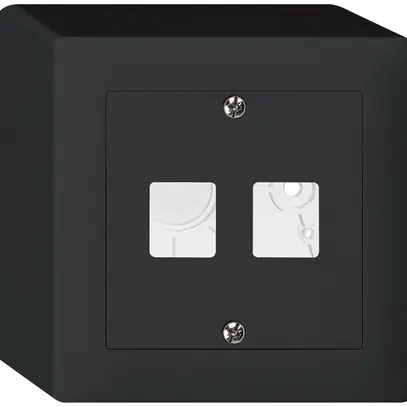 Kit frontal AP kallysto Q pour 2 modules noir 