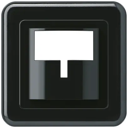 Kit frontal ENC Hager basico G pour détecteur de mouvement noir 