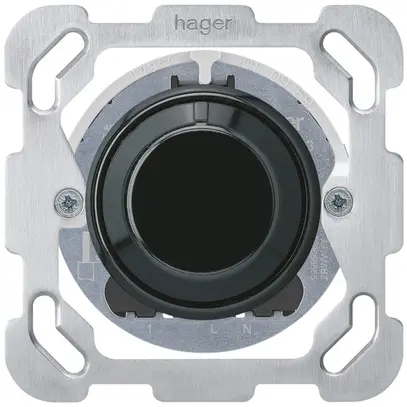 UP-Drehdimmer Nebenstelle Hager basico BM schwarz 