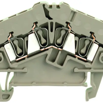 Borne de passage Weidmüller ZDU 2.5-2/4AN connexion à ressort 2.5mm² TS35 beige 