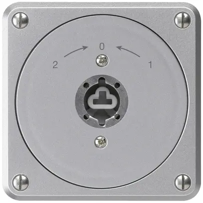 Contatto rotativo a chiave INC robusto alluminio s.coperchio/cilindro inv.combi 