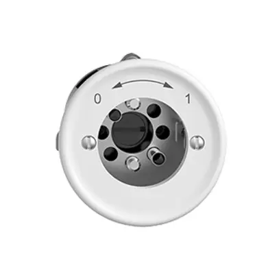 Contatto rotativo INC 0<-->1 STANDARDdue bianco per serrat. senza cil. 