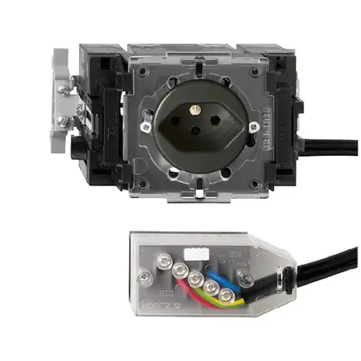 Prise INC FH JK53SNFK.L1 T13 noir 