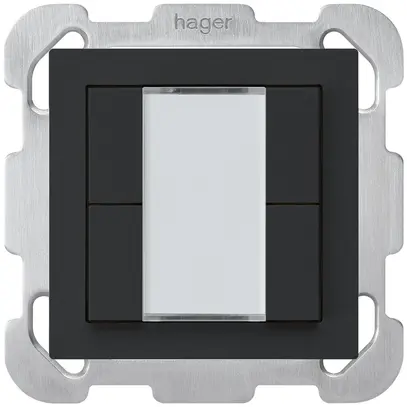 Tasto INC kallysto B KNX 4× s/e-link nero 