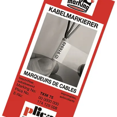 Marqueur de câble 75×23mm à 60 pcs 