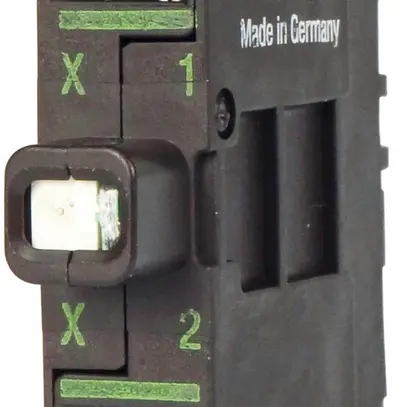 Élément lumineux LED Eaton M22 12…30VUC fixation sol/raccordement ressort blanc 