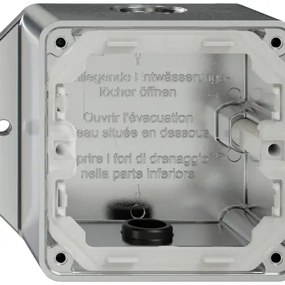 En-tête AP ELEMENT SNAPFIX® 1×1 111×93mm aluminium mat 1 entrée 