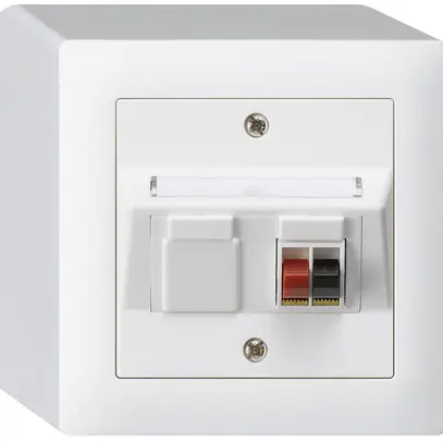 Presa AP audio kallysto 1×bianco morsetto per 1 altoparlante 