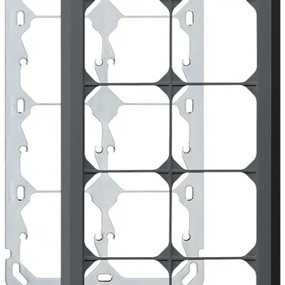 Intestazione INC kallysto.line 4×2 antracite verticale 
