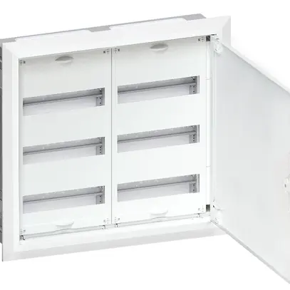 UP-Feldverteiler Hager univers 3-reihig 72TE Tür IP30 550×500×110mm 