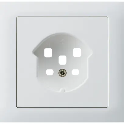 Kit frontal INC Hager kallysto pour prise G3 1×T25 cadre enfichable blanc 