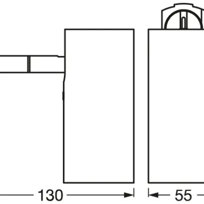 Spot LEDVANCE TRACKLIGHT CYLINDER GU10 35W L=140mm schwarz 