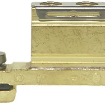 Borne de terre joignable Woertz 2.5…6mm² raccordement à vis 1×1 rail DIN 35mm 