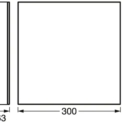 Plafoniera/applique LED LEDVANCE SMART WIFI 21W 850lm 830…865 300×300mm bianco 