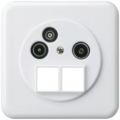 Presa d'antenna INC TV-R-Dati basico HMS C 2GHz 19db bianco 