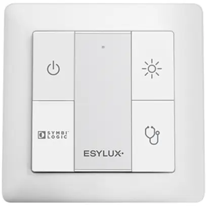 Pulsante INC ESYLUX DALI, 4-volte, per scene di luce in stanza pazienti 
